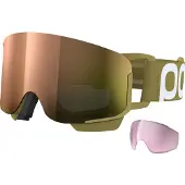 POC Nexal Mid Ski Goggles Vert Partly Sunny Rose Gold/CAT2