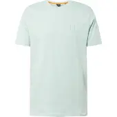 BOSS pour homme. 50508584 T-shirt en maille à appliques turquoise (S), Casuel, Coton, Manche courte