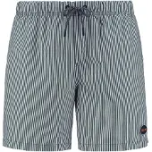 Shiwi Shorts de bain vert foncé / noir / blanc