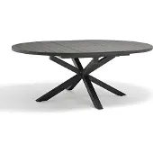 DCB Groupe Table de jardin 8 places en aluminium
