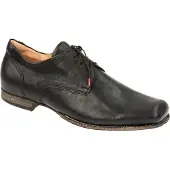 Think! Think GURU Chaussures hommes - Chaussures basses élégantes - Chaussures à lacets noir NEU