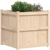 vidaXL Jardinière d'extérieur 70x70x70 cm bois de pin massif