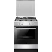 Fagor Cuisinière mixte 62l 4 feux silver - - FACM1003S -