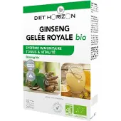 Diet Horizon Ginseng Gelée Royale Bio 20 Ampoules