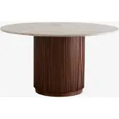 Nordal Table de salle à manger Erie marron
