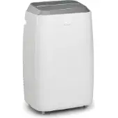 Klarstein Iceblock Prosmart 12 Clim Ou Rafraichisseur d'Air – 3-en-1 Climatiseur, Ventilateur & Déshumidificateur, 12,000 BTU, Smart App & Alexa, 340 m³/h, Pour 13 à 18 m², Blanc