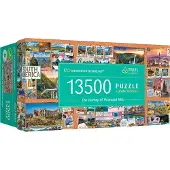 Trefl Puzzle Le voyage de mille milles - 10.000 à 54.000 pièces