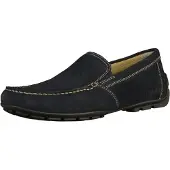 Geox Mocassin 'Moner' bleu marine / blanc