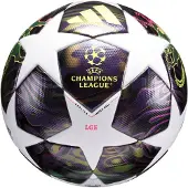 Adidas Balle 'UEFA Champions League Final' vert clair / rose néon / noir / blanc