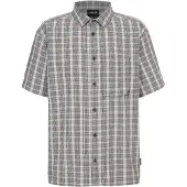 Jack Wolfskin Meseta Short Sleeve Shirt Gris L Homme