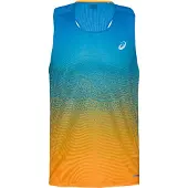 Asics T-Shirt 'Road Fade Singlet' turquoise