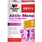 Doppelherz | Aktiv-Meno Isoflavones de soja + Calcium + D3 | 30 comprimés