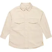 Mystic The Overshirt Long Sleeve Shirt Beige XL Femme