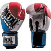 Metal Boxe Gants De Boxe Super Entr/Compet - 12 Oz - Bleu / Blanc / Rouge