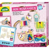 Lena Simm Spielwaren GmbH Mini cadre à tisser Animaux, boîte pliante