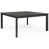 Bizzotto Table Konnor 160 x 110-160 x 77,5 cm, aluminium noir