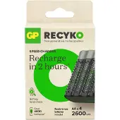 GP GPRCKCHM452U433 M452U 4-Port Akku-Schnellladegerät inkl. Akkus