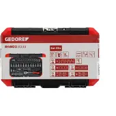 Gedore Socket Set Toolbox Rouge