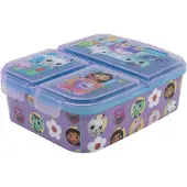 Gabby's Dollhouse Boîte à Repas av. 3 compartiments - 1,2 L - - UneTaille - Boîte à Repas