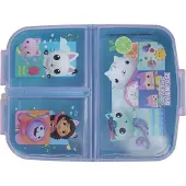 Gabby's Dollhouse Boîte à Repas av. 3 compartiments - 1,2 L - - UneTaille - Boîte à Repas