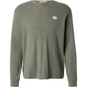 Calvin Klein Jeans Pull-over 'Long Sleeve Waffle' olive