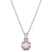 Swarovski Pendentif pierre de naissance - Rose et Argent