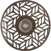 Eglo Applique murale Swaby, applique d'intérieur, lampe de salon avec abat-jour décoratif, acier bronze, douille E27