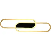 Eglo : Plafonnier LED ovale Conivarena, lampe de plafond pour salon, abat-jour en métal laitoné, lumière blanc chaud/blanc froid, 69 cm