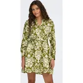 JDY Robe 'JDYTami' olive / blanc cassé