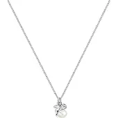 Elli Chaîne 'Engel' argent / blanc perle