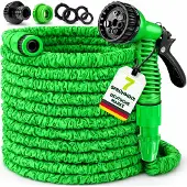 Tresko Tuyau d'arrosage flexible 60m Flexible d'eau flexible extensible