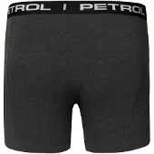 Petrol Industries Boxers gris chiné / noir / blanc