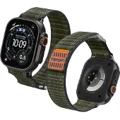 Spigen WBF0 (44 mm, 45 mm, 46 mm, 49 mm, Nylon, Plastique, Textile, Tissu, Tissu tissé), Sangles de montre, Vert