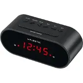 New Majestic SVE-235 Réveil numérique noir