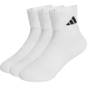 Adidas Chaussettes de sport 'CUSHIONED SPORTSWEAR ANKLE 3 PAIR PACK' noir / blanc