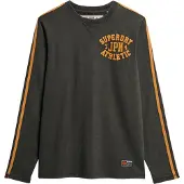 Superdry T-Shirt 'Vintage Athletic' gris foncé / orange