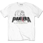 Pantera Hommes, T-shirt, Snake Logo (, Blanc, (XL)