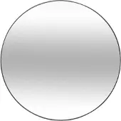Atmosphera Miroir Alice diamètre 76 cm - Métal noir