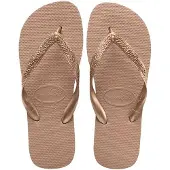 Havaianas Tongs TOP TIRAS femmes - Doré - 33 / 34