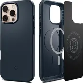 Spigen Thin Fit Mag (Apple iPhone 16 Pro), Coque pour téléphone portable, Bleu, Gris