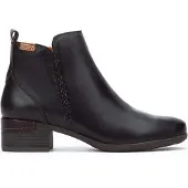 Pikolinos pour femme. W6W-8950 Bottines en cuir Malaga noir (38), 3 à 5 cm, Fermeture éclair, Casuel