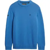 Superdry Preppy Cotton Sweater Bleu XL Homme