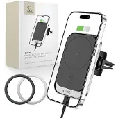 TechProtection Grille d'induction magnétique de Laikiklis, Adaptateur pour véhicule, Noir