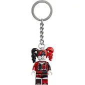 LEGO Unisexe, Porte-clés, Porte-clés Harley Quinn (854238), Multicolore