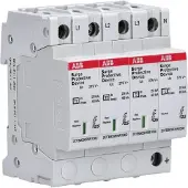 ABB Parafoudre AC, 3 pôles + N/PE, type II, 1 pièce.