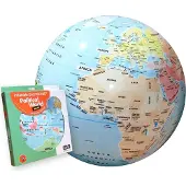 MG DYSTRYBUCJA Globe-ball gonflable "World", 42 cm (42 cm)