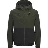 Jack & Jones Veste mi-saison 'JJERush' olive / noir