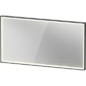 Duravit L-Cube Miroirs avec éclairage, angulaires, 1300x700x67mm, graphite aluminium mat, LC7388049490000