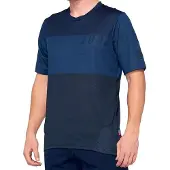 100% Hommes, Maillot de cyclisme, Airmatic Enduro/Trail (XL), Bleu, XL