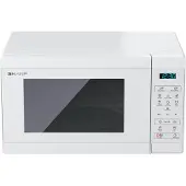 Sharp Micro-ondes YC-MS02E-C, Blanc, 20 litres, 800 W, Couleur:Blanc